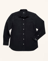 Cardiff Spread Collar in Brushed Oxford Nightshade
