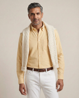 Cardiff Classic Oxford Shirt Toasted Bisque Garment Dyed Oxford