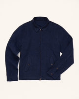 Carnaby Harrington Jacket Navy Linen