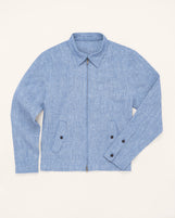 Carnaby Harrington Jacket Sky Wash Linen
