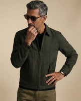 Carnaby Harrington Jacket Vetiver Linen