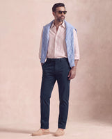 Hanoi Classic Chino Navy Cotton Twill