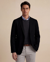 Hanover Essential Blazer Black Cotton Twill