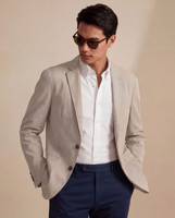 Hanover Essential Blazer Sand Cotton Twill