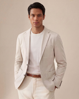 Hanover Essential Blazer Stone Cotton Twill