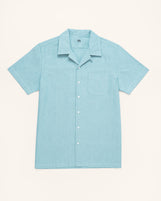 Havana in Midweight Oxford Iceberg Green