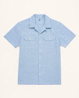 Havana Work Shirt in Midweight Oxford Vintage Blue
