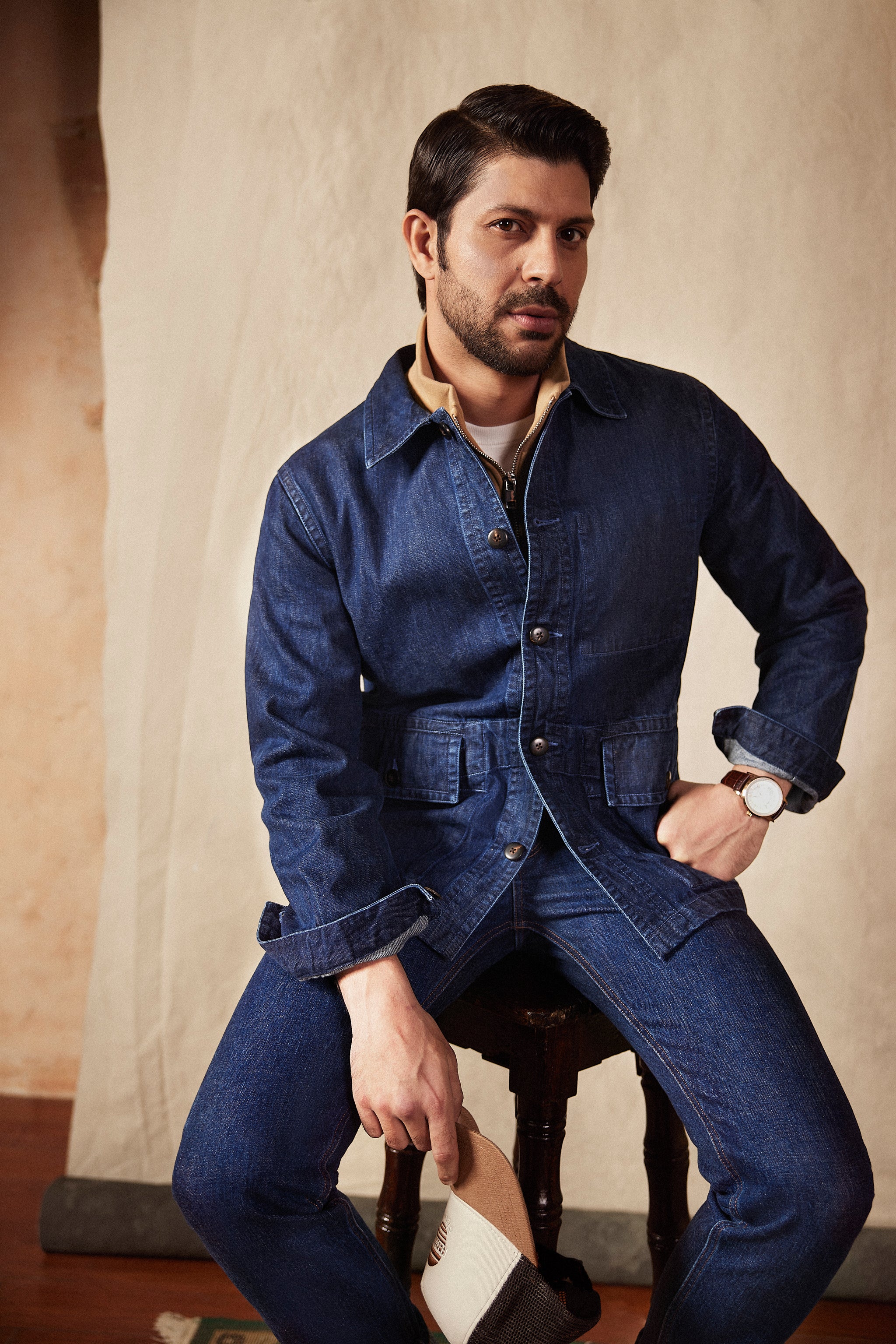 Work Jacket in 12 oz Mid Weight Denim – Monks of Method