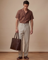 Malpe Linen City Pant Sand Linen