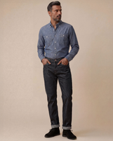 Ontaké Midweight Indian Selvedge Charcoal Selvedge Denim