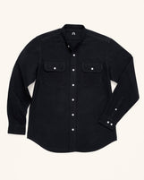 Reno Band Collar in Brushed Oxford Nightshade