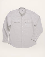 Reno Band Collar in Brushed Oxford Oatmeal
