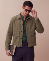 Sierra in Mid-weight Cotton Twill Olive