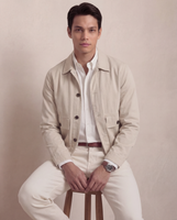 Sierra in Mid-weight Cotton Twill Stone