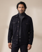 Tahoe Overshirt Anthracite Cavalry Twill