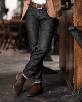 Ontaké in Mid-weight Japanese Selvedge Charcoal