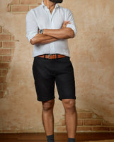 Faro in Light-weight Cotton Twill Black