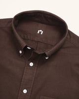 Lightly Fused Button Down Collar
