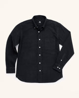 Cardiff Button Down in Brushed Oxford Nightshade