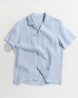 Havana in Striped Linen Coastal Breeze