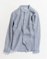 Malabar in Striped Linen Charcoal Stripes