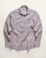 Corfu Essential Linen Shirt Pumice Beige Linen