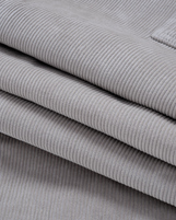 Cairo in Mid-wale Corduroy Silver
