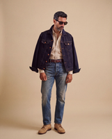 Detroit Trucker Jacket Raw Indigo Indian Selvedge