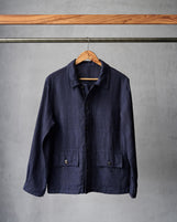 Sierra in Mid-weight Linen Navy