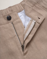 Faro Nomad Shorts Mocha Cream Heavy Linen