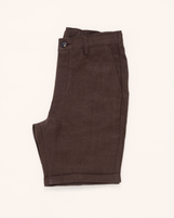 Faro Nomad Shorts Turkish Coffee Linen