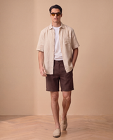 Faro Nomad Shorts Turkish Coffee Linen