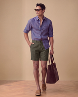 Faro Nomad Shorts Vetiver  Linen