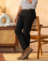 Hanoi in Midweight Cotton Twill Black