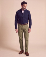 Hanoi Classic Chino Olive Cotton Twill