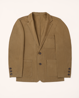 Hanover Essential Blazer Khakhi Cotton Twill