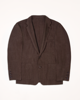 Hanover 2-Button Blazer Turkish Coffee Linen