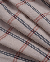 Havana in Plaid Linen Sandstone Check
