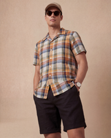 Havana in Plaid Linen Tangier Plaid