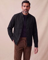 Kachch Nehru Jacket Black Linen