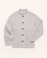 Kachch Nehru Jacket Marshmallow Linen