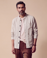 Kachch Nehru Jacket Marshmallow Linen