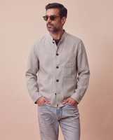 Kachch Nehru Jacket Sand Linen