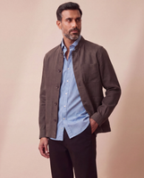 Kachch Nehru Jacket Turkish Coffee Linen