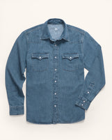 Lima in Midweight Denim Washed Indigo