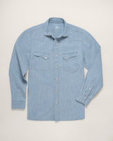 Lima in Midweight Indian Chambray Dusty Blue