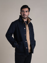 Lyon in Midweight Denim Raven Black
