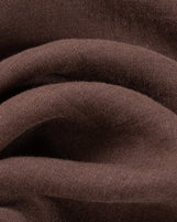 Corfu Essential Linen Shirt Cacao Fabric Dyed Linen