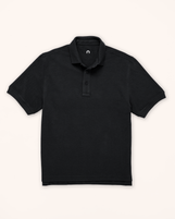 Oslo Sport Polo Black Piqué Cotton