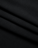 Oslo Sport Polo Black Piqué Cotton